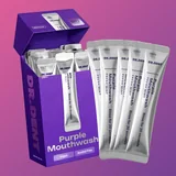 DR.DENT Purple Mouthwash Sachets, 20 Pack